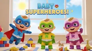 Mini Babies Toy Superheroes 🦸&zwj;♂️👶 | Superhero Play Fun | 3D Cartoon for Kids