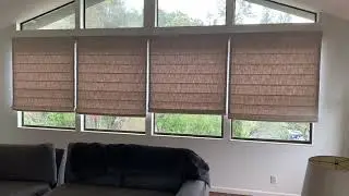 Motorized roman shades in Lafayette CA