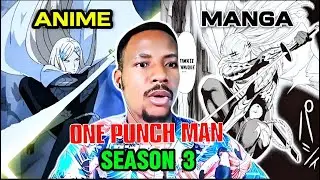 ONE PUNCH MAN Season 3 &mdash; Anime vs Manga SCENE COMPARISON Reaction