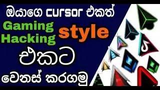 How to change mouse cursor on windows [Sinhala]