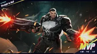 55 Player KO Streak Punisher Crashout Gameplay. #MarvelRivals #Punisher