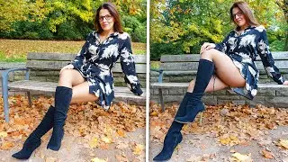 TIGHTS and BOOTS | Autumn Outfit | BEAUTIFUL LOOK ❤ ❤ | Kats little world