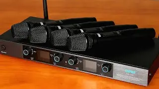 SG 400 Quad Handheld Wireless Microphone System Sound Quality Quick Test