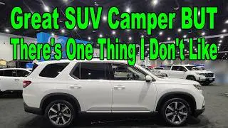 2025 Honda Pilot: FLAT Cargo Area makes it great for SUV Camping, BUT there's One Thing I Don't Like