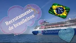Recrutamento de brasileiros para Navios de Cruzeiro