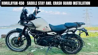 Best Accessories for Himalayan 450 | Crash Guard & Saddle Stay Install. 