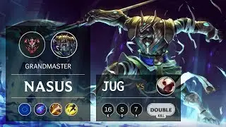 Nasus Jungle vs Lee Sin - EUW Grandmaster Patch 9.15