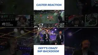 CASTER REACTION CAM TO DEFT INHIBITORS RESPAWN #worlds2022 #leagueoflegends