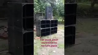 cek Sound full bass, paket sound, kirim ke merauke papua @short @video  #full #fullbassdjsong
