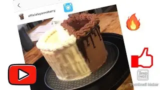 Half Vanilla Half chocolate cake at 15 years old!