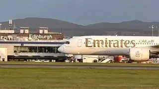 Planespotting at the Edinburgh Airport