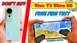 VIVO T3 ULTRA 5G FREE FIRE TEST | Vivo t3 ultra 5g free fire gameplay + Heating + Battery Drain Test
