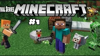 Minecraft Survival Series || My First Day in Minecraft Survival || #1