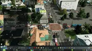 Timed traffic lights using TM:PE mod for Cities: Skylines