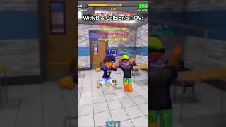 POV: YouTubers Abused Admin Commands | Fight in a School Roblox #WittyB #fightinaschool