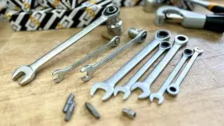 Bộ cờ lê tự động lật đảo chiều ELORA 204S8M gồm 8 cây từ 8mm đến 19mm