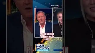 Piers Morgan DEFENDS Riley Gaines against woke idiot