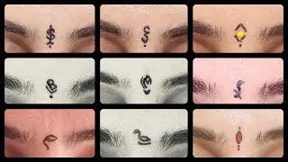 Compilation 3 #bindi #eyemakeup #bindidesign #trending