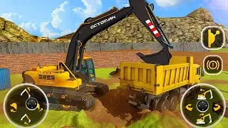 Heavy Excavator Crane City Sim - Android Gameplay