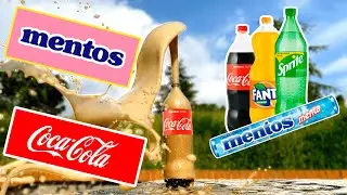 Coca Cola VS Mentos - эксперимент