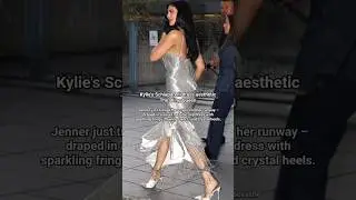 The Bling Queen Kylie's Schiaparelli dress #parisfashionweek#jimmychoo#barcelona#fypシ#kendalljenner