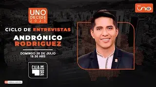 UNO DECIDE STREAMING - ANDRÓNICO RODRÍGUEZ EN LA CAJA NEGRA
