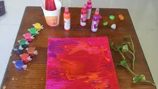 Camelin fluid art monochrome series| fluid art | acrylic pouring | easy fluid art
