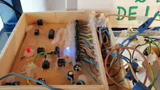 Robotizado con CD 4017, 18 led,s NE 555 Pilotos