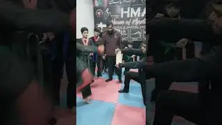 Wood breaking with kick #MartialArts,#SelfDefense,#KickCombo,#PakistaniMartialArts,