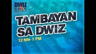 APRIL 2, 2019 - TAMBAYAN SA DWIZ
