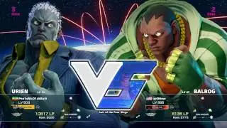 SFV RAGE - Pen1sMcD1ckButt (Urien) vs tar0time (Balrog)