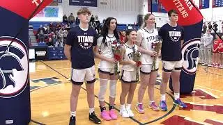 Shaler Area Boys Basketball vs Kiski Area Senior Night 2025