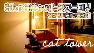 おしゃれキャットタワーをDIY！ロシアンブルーのおうちをリノベーション！