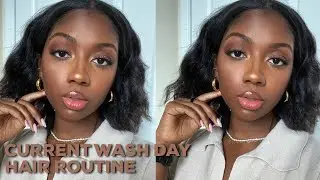 Relaxed Hair Wash Day Routine for Healthy & Bouncy Hair | Niara Alexis