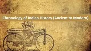 Chronology of Indian History ! Timeline of Indian History ! History !