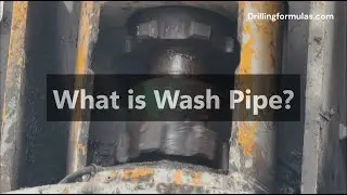 What is a wash pipe in a top drive system (TDS)?
