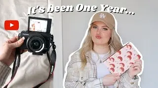 It's my One Year YouTubeversary! 🎉 | Costs, Subscriber Count, Motivation, Blowing Up, Equipment, etc