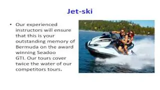 Bermuda jetski Rental,  Jetski Tours, boat rental,  Kayak rental