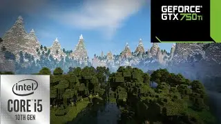 ТЕСТ-Minecraft - GTX750TI + CORE I5-10400f,Минимальные, Средние, Высокие, Оптимальные Настройки !