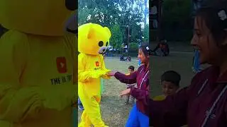 Teddy Dance with Cute Girl | She Don't Know Song | The UK Teddy