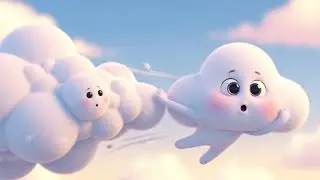 Little Cloud Lost His Way | Gentle Adventure Song for Kids | Nursery Rhymes & Songs for Children