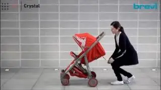 麗嬰兒童玩具館～crystal 加寬型都會機能輕便車