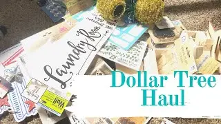 NEW DOLLAR TREE HAUL || HUGE || NEW ITEMS || CRAFTERS SQUARE HAUL