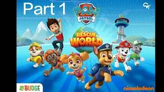 First Time Play PAW Patrol Rescue World Game Part 1 Chase Walkthrough (Budge Studios)
