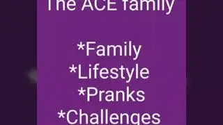#TheAcefamily#DKGANG#TheRushfam                           My most Favourite International Youtubers