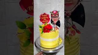 Sunflower and Darna Theme Cake