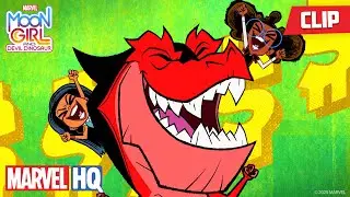 Party Girl | Marvel's Moon Girl and Devil Dinosaur | @disneychannelanimation @MarvelHQ