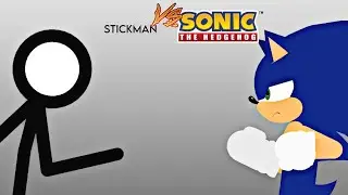 Stickman VS. Sonic - Sticknodes Battle Animation 