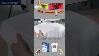 Colorway White T-Shirt Transfer Paper: Create Vibrant Custom Designs!
