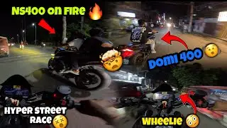 Night Street Race With Bro&rsquo;s Gone CraZy 😵|| 155 cc vs 400 & 250 In Street 💀|| TRAFFIC HACKER&hellip;